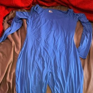 Blue jumpsuit
